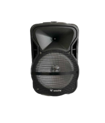 Westa WAP-1053E 10 inç 150W Şarjlı Aktif Kabin Hoparlör - Telsiz El Mikrofonlu - Westa