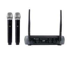 Westa WM-102H 2 Kanal UHF Kablosuz Çift El Mikrofon Seti — Konferans Çözümleri - Westa