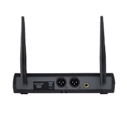 Westa WM-202HT Profesyonel 2 Kanal UHF Kablosuz El ve Yaka Mikrofon Seti - 2