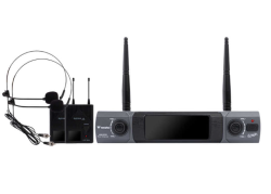 Westa WM-202T Profesyonel 2 Kanal UHF Kablosuz Yaka Mikrofon Seti - Westa
