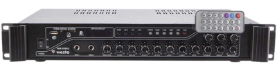 Westa WM-2080U 200 Watt Trafolu 3 Bölge Kontrollü Mikser Amfi - USB, Bluetooth - 2